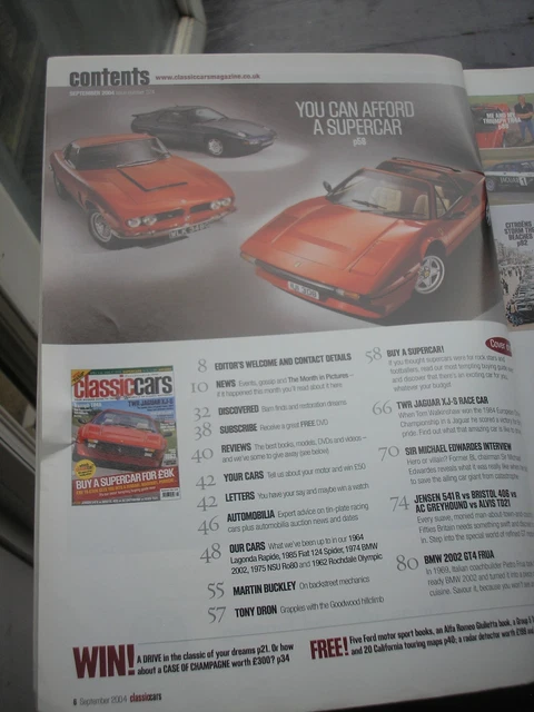 CLASSIC CARS Magazine September 2004 374 1 17 PicClick UK CLASSIC CARS Magazine September 2004 374 1 17 PicClick UK