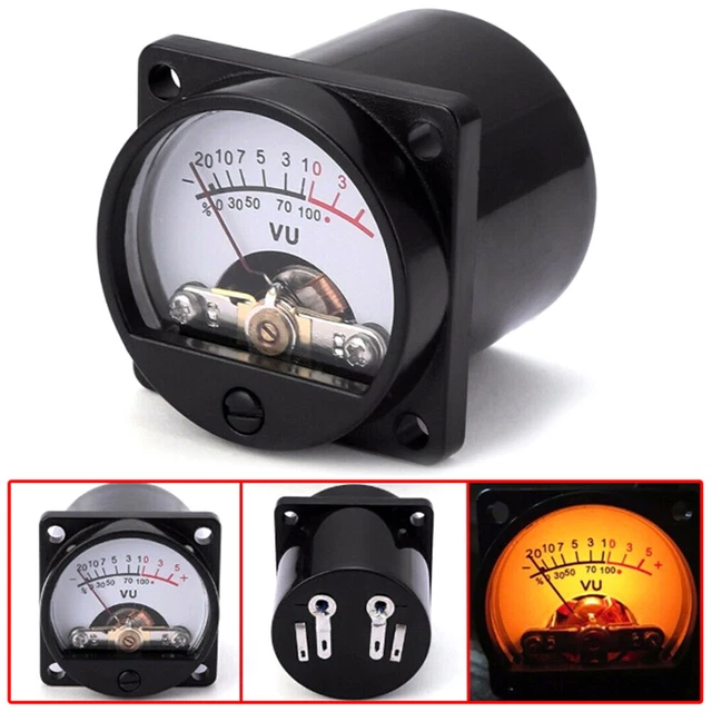 6-12V Panel Vu Meter Bulb Warm Back Light Recording Audio Level Amp Met.EN