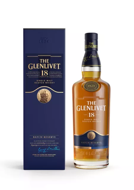 The Glenlivet 18 Jahre Single Malt Whisky - 40% Vol./ 0,7 Liter