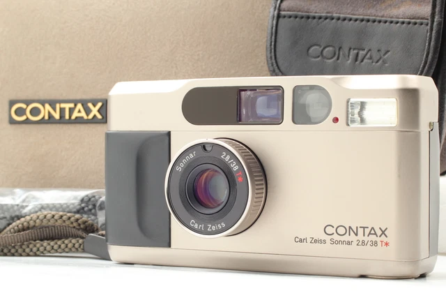 Read NEAR MINT IN BOX Contax T2 Silver 35mm Point & Shoot Film Camera From JAPAN 2