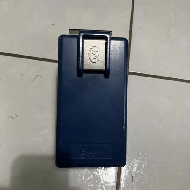 Supra Blue Key Lock Box for Auto Car Dealer Window Mount NO KEYS