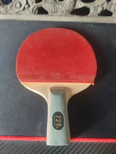 Table tennis- penhold- Friendship 729 7 ply old wood