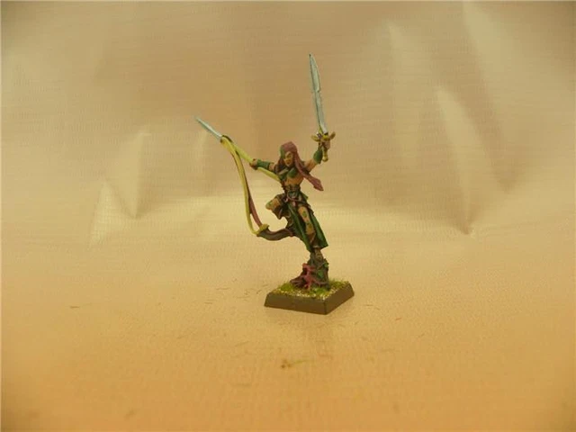 Warhammer Painted Wood Elf Wardancer Lord