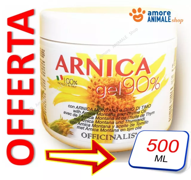 Officinalis ARNICA 90% Gel 500 ml - Cura distorsioni e traumi Antinfiammatorio
