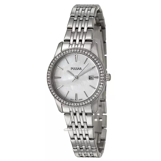 NEW PULSAR Unisex PH7233 Analog Japanese-Quartz Silver Watch MSRP $135