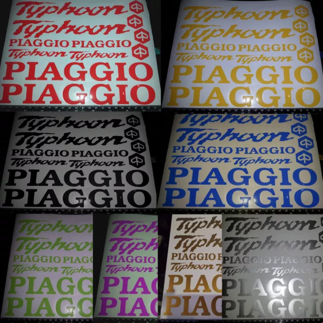 Piaggio Typhoon Decals/Stickers in ALL COLOURS 50 125 172 180 183