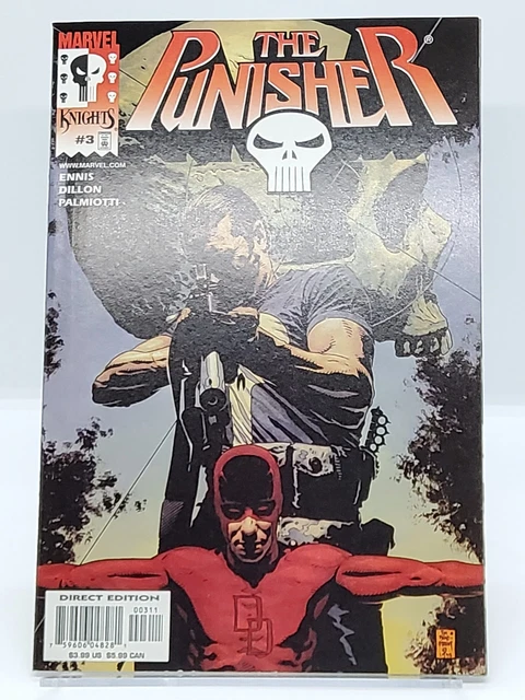 The Punisher #3 VF/NM Ennis Dillon Palmiotti Marvel Knights 2000