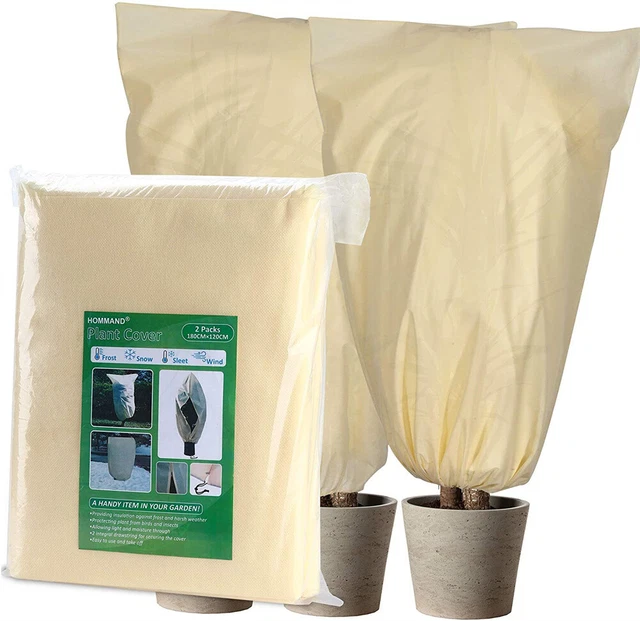 Copertura di antigelo per piante da giardino all'aperto Sacchetto di per piante