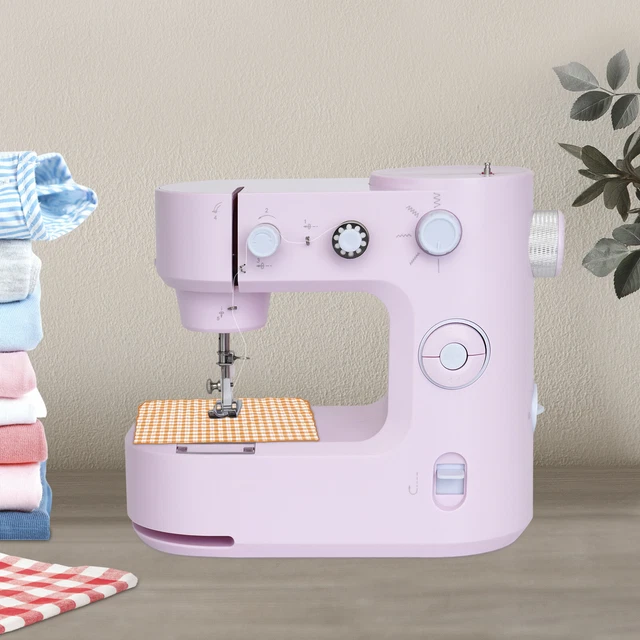 SYFUNLV Handnähmaschine Mini - Tragbare Elektrische Nähmaschine Für Anfänger