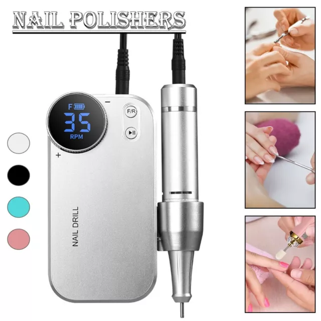 Beloving Perceuse à Ongles Rechargeable 30 000 tr/min, Lime à Ongle