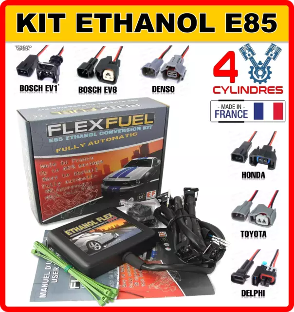 KIT ETHANOL E85 4 Cyl. PEUGEOT, CITROEN, RENAULT, AUDI, BMW, HONDA, TOYOTA....