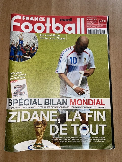 Photo De Presse Vintage – Zidane – Coupe Du Monde 1998 – Tirage Original 23x15 Cm