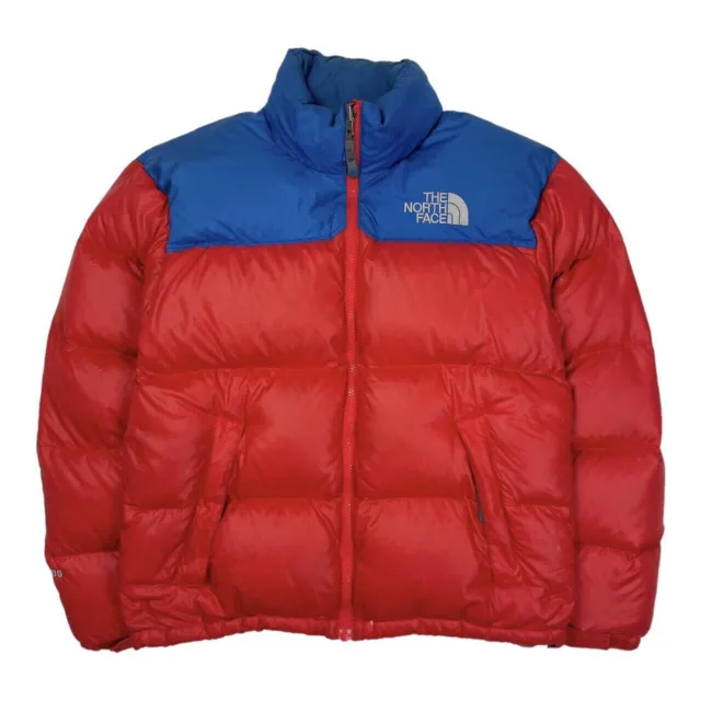 The North Face Mens Red Nuptse Goose Down 700 Puffer Coat Jacket Size Small