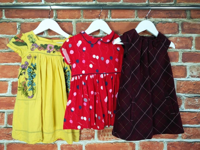 Set Abiti A Maniche Corte Ragazze Età 2-3 Anni Next H&M Jasper Conran 98 Cm