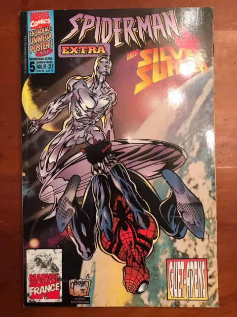 Spider-Man EXTRA #5 Attached Poster!! [V1] Marvel France 11/97 TBE/VFine