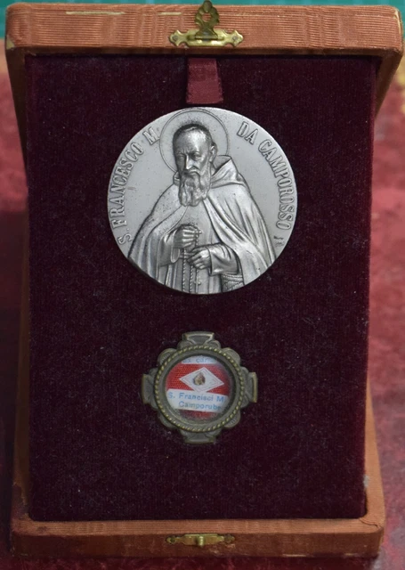 RELIC RELIQUARY RELIQUIA reliquiario relicario S.FRANCESCO MARIA DA ...
