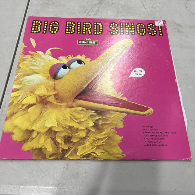 SESAME STREET BIG bird sings Vinyl 13.40 PicClick