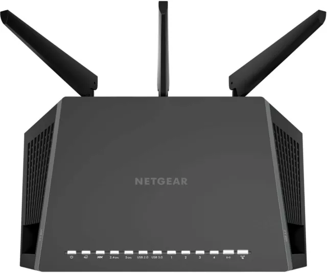 NETGEAR D7000v2 AC1900 NightHawk Modem/Router/WiFi ADSL2+ VDSL Top di gamma.