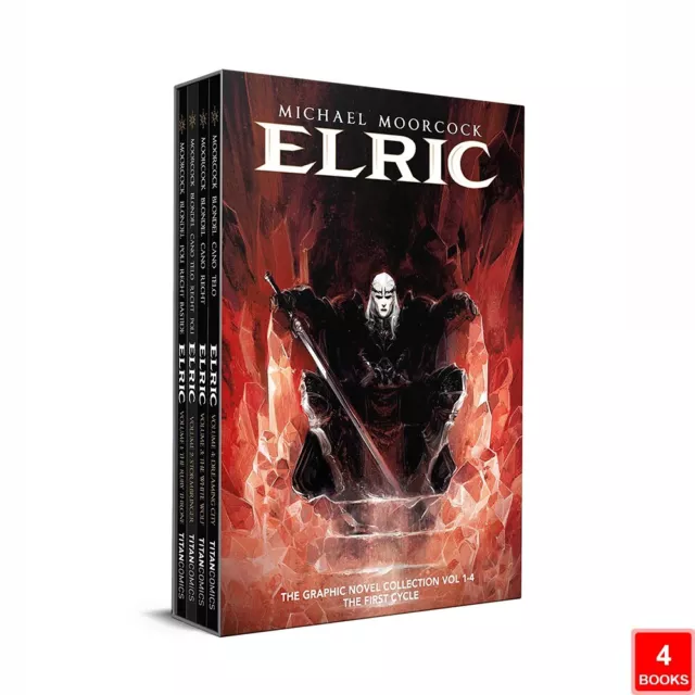 ELRIC　PicClick　£45.40　Vol　Recht　1-4　UK　Collection　Robin　Books　Set　by　Hardcover　MICHAEL　MOORCOCK