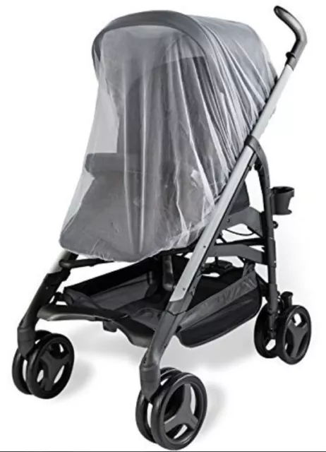 UPPABABY Vista Baby Stroller Mosquito Insects Net Mesh White Shield Cover NEW