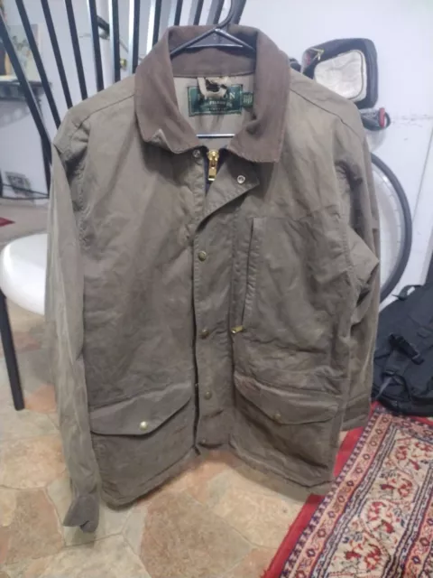 C.C. Filson Co Seattle USA Wax Cloth Outdoors Hunting Jacket Men’s Sz Medium EUC