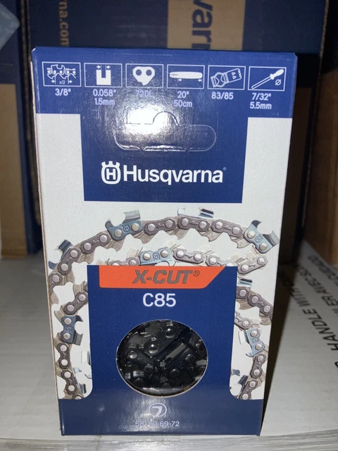 Catena Per Sega Husqvarna X-CUT C85 45 Cm 18" 68 TG 3/8 - Foto 5