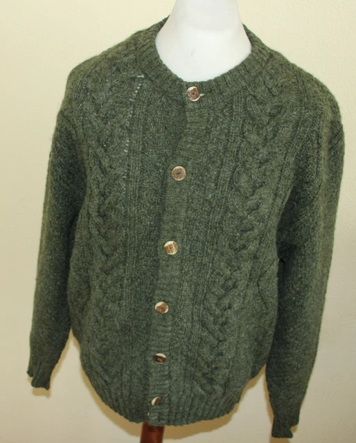 HALALI STRICK ZOPF  WOLLE TIROLER TRACHTEN WALK JACKE OKTOBER FEST , ca Gr. 54
