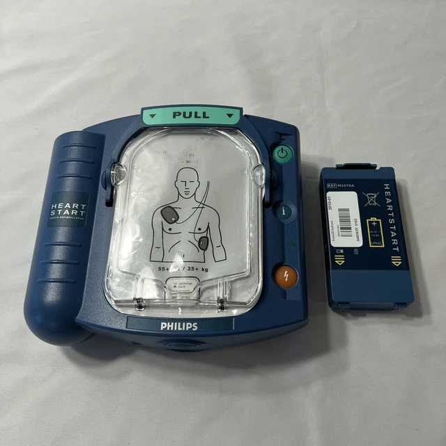 PHILLIPS ONSITE HEARTSTART HS1 Defibrillator AED W/ Battery Expired