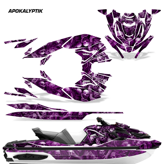 Sea-Doo RXP-X 255 Graphics Kit – 2008-2009 Decals Stickers Wrap For Jet Ski