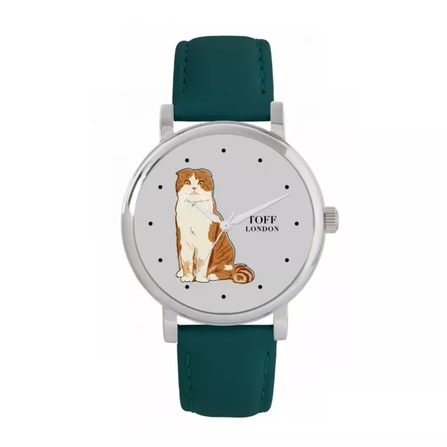 Toff London TLWS-56562 Ladies Scottish Fold Cat Watch