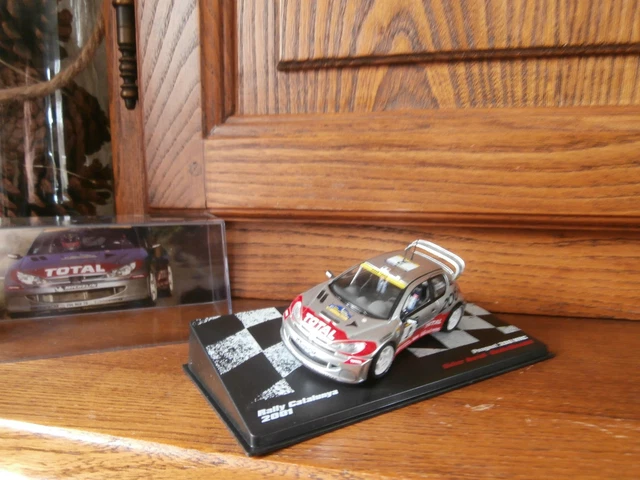 Peugeot 206 WRC Rallye Monte Carlo 2005 – Échelle 1:43 – Didier Auriol – Neuf