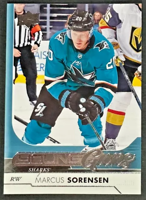 Marcus Sorensen YG RC 2017-18 Upper Deck #237 Rookie San Jose Sharks