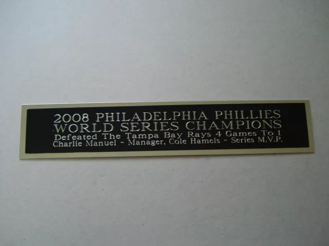 20114 Phillies BRAD LIDGE 2008 World Series CHAMPIONS Baseball JERSEY NWT