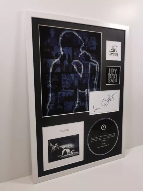 Joy Division 'Closer' FRAMED Picture Disc Album & Autograph Display - WOW!