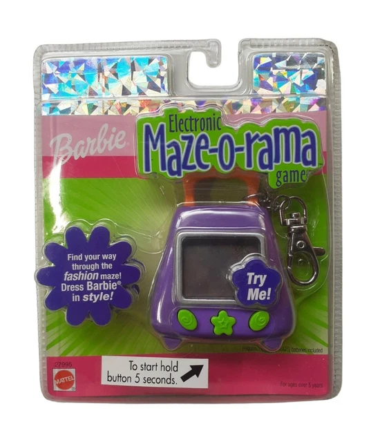 HH BARBIE ELECTRONIC Toy Game Maze o rama games videogioco