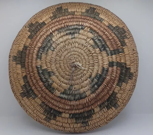 Antique Navajo Wedding Basket -Wall Hanging Basket - Native American Wall Basket
