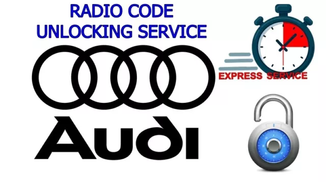 Audi Radio Code Unlock - Stereo Unlock Pin Code - Fast D