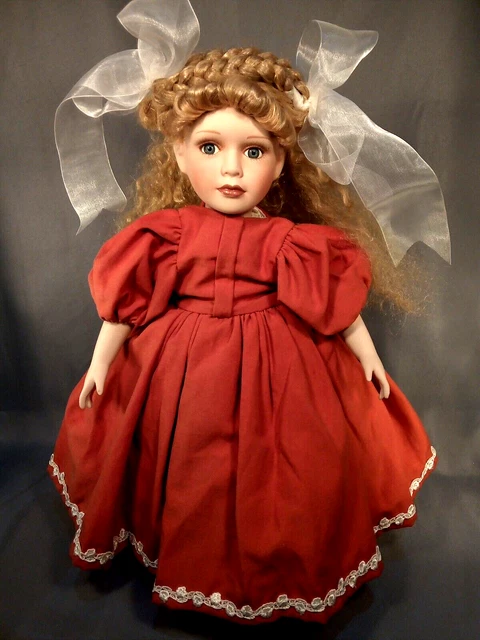 Porcelain doll    Leonardo  Collection    18" - 46 cm .