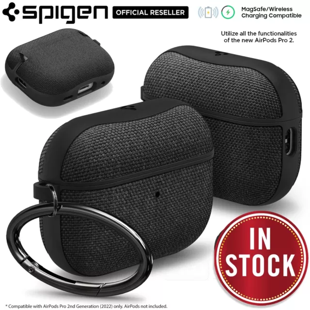 For Apple AirPods Pro 2 Case SPIGEN Urban Fit Hard Fabric Skin Slim Bumper Cover