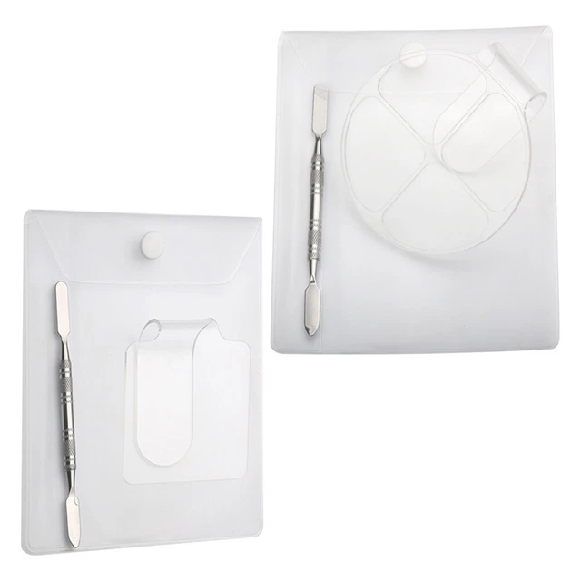 LIFKOME 16-teilige Edelstahl-Palette - Mit Ausgießer Für Farben & Make-up