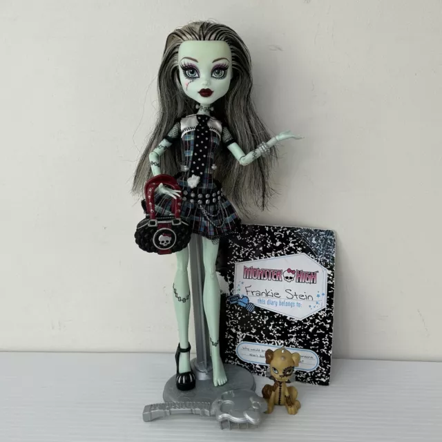 Monster High Frankie Stein Original G1 First Wave Signature Doll Near Complete