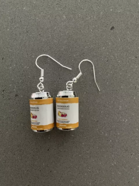 Earring Charms Rekorderlig Cider Mango Raspberry Can Pair