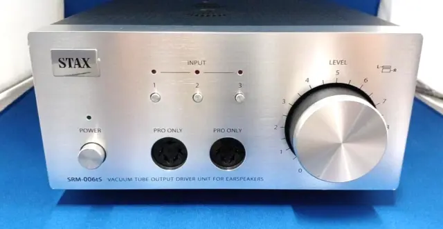Stax SRM-006TS Vacuum Tube Output Driver Unit Headphone Amplifier Tested AC100V