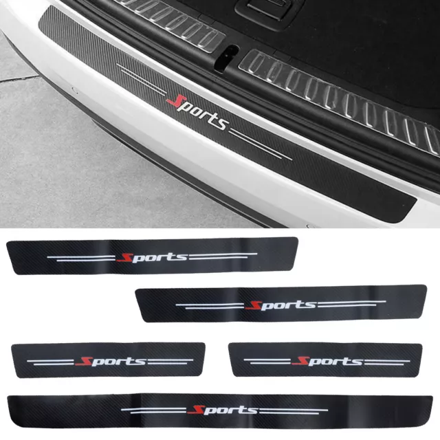 Universal Car Door Scuff Sill Cover Step Panel Trunk Protector Stickers New