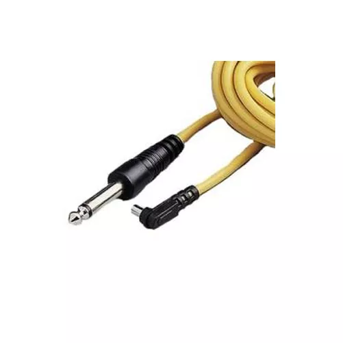 Hama 6942 Studio Flash Cable Yellow 1/4" Jack 5 Meter Sync Cord Lead