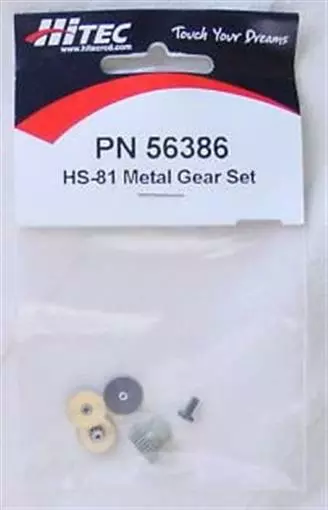 Hitec HS-81 Metal Servo Gear Set   HRC56386