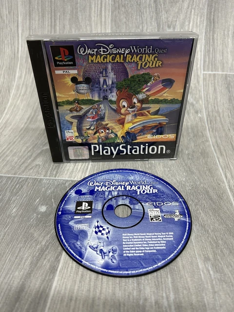 Walt Disney World Quest Magical Racing Tour Sony PlayStation PS1 Game See Pics