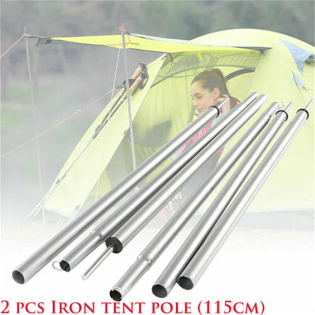 CAMPING AWNING BRACING Rod Tent Equipment Tent Canopy Tarp Pole Tent ...