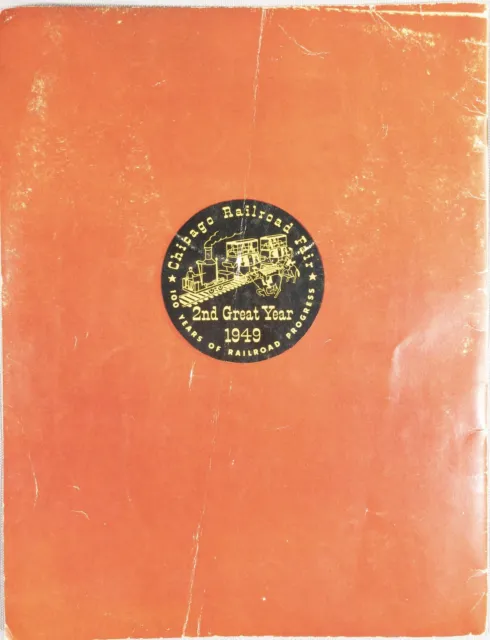 Vintage 1949 Chicago Railroad Fair Official Guide Book Program WHEELS A-ROLLING 2