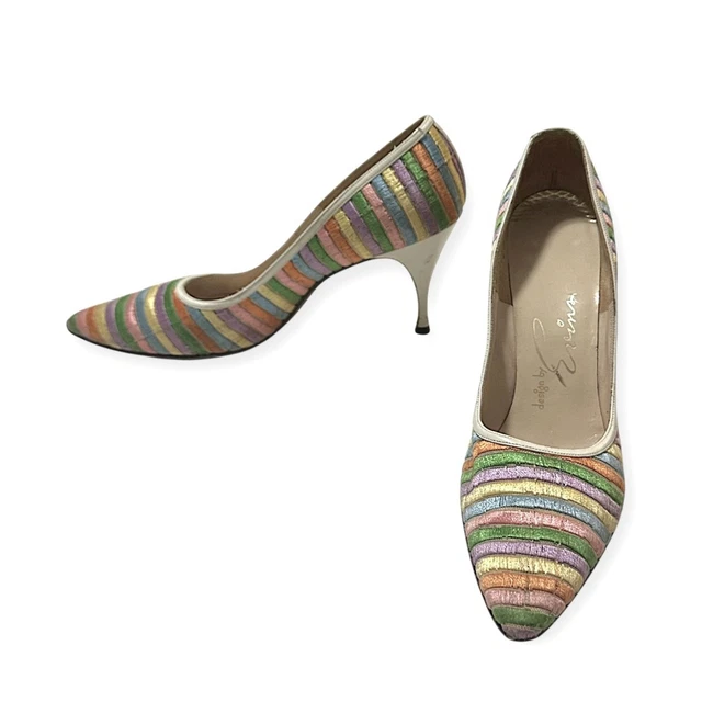 ? Unbranded – Patchwork Suede Lace-Up – Multicolor – Sz 8.5M (Vintage) Buckle Oxford Comfort Shoes for Women for sale | eBay main image 3